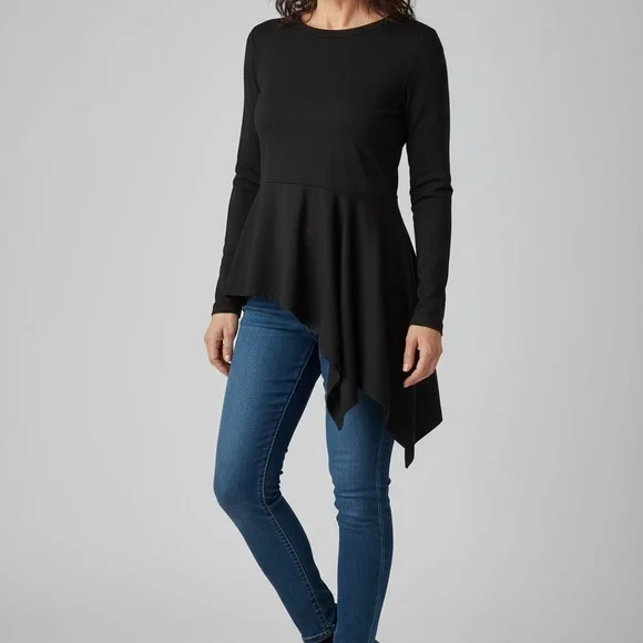 🖤 Koandaily Asymmetrical Peplum Top – Size L 🖤 - Picture 9 of 10
